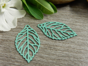 Lehtiriipus 20x11mm, vihreä 1kpl