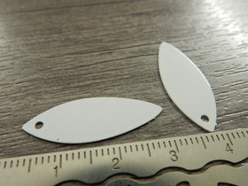 Pisarariipus, 27x9mm, valkoinen, 1kpl