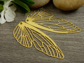 Siipiriipus, 50x20mm, kulta, 1kpl