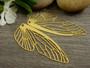 Siipiriipus, 50x20mm, kulta, 1kpl