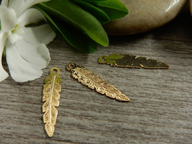 Sulkariipus, 17x4mm, vaaleakulta, 1kpl