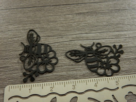 Ampiainenriipus, 20x30mm, musta, 1kpl