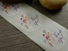 Thank you tarra, 25mm, moniväri, 10kpl