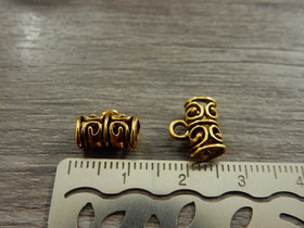 Riipuspidike, 9x11mm, antiikinkulta, 1kpl