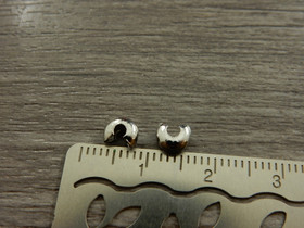 Päällyshelmi, 4mm, kromi, 20kpl