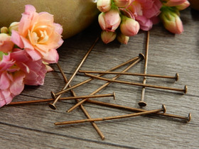 Korupiikki tasapää, 30x0.7mm, kupari, 100kpl