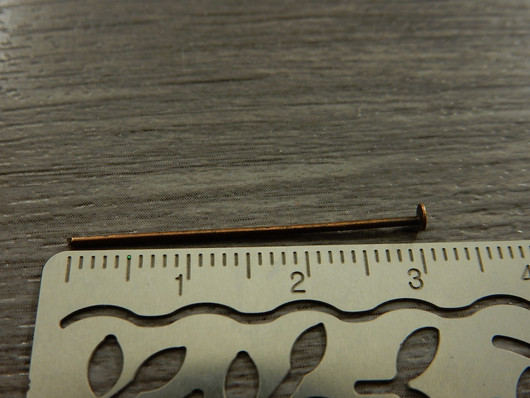 Korupiikki tasapää, 30x0.7mm, kupari, 100kpl