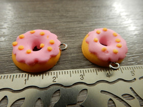 Donitsiriipus, 19x7mm, moniväri, 1kpl