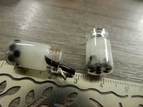 Kuplateeriipus, 27x12mm, valkoinen, 1kpl