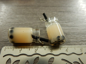 Kuplateeriipus, 27x12mm, beige, 1kpl