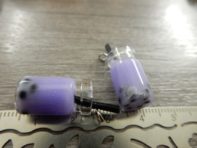 Kuplateeriipus, 27x12mm, liila, 1kpl