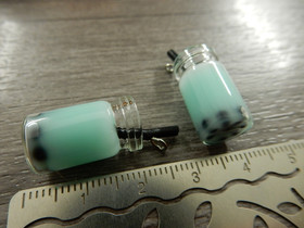 Kuplateeriipus, 27x12mm, minttu, 1kpl