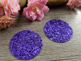 Paljetti/riipus, 20mm, liila, 1kpl