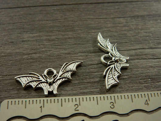 Lepakkoriipus, 9x21mm, kromi, 1kpl
