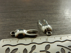 Hammasriipus, 19x8mm, kromi, 1kpl