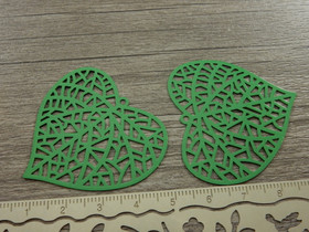 Lehtiriipus, 40x42mm, vihreä, 1kpl