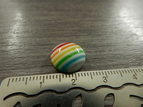 Kapussi raita, 12mm, moniväri, 1kpl