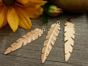 Sulkariipus, 34x8mm, ruusukulta, 1kpl