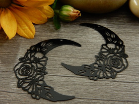 Kuuriipus, 35x31mm, musta, 1kpl 