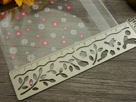 Sellofaanipussi, 7x10cm, kukat, 1kpl