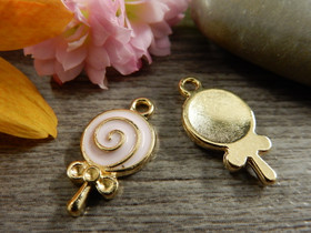 Tikkaririipus, 19x10mm, vaaleanpunainen, 1kpl