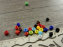 Lasihelmi värikäs, 3mm, mixsetti, n.250kpl