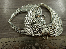 Siivetriipus, 73x69mm, kromi, 1kpl 