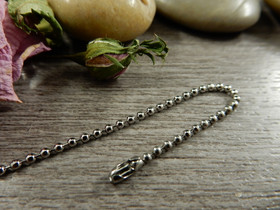 Palloketjun pääte, 1.5mm, rst, 20kpl