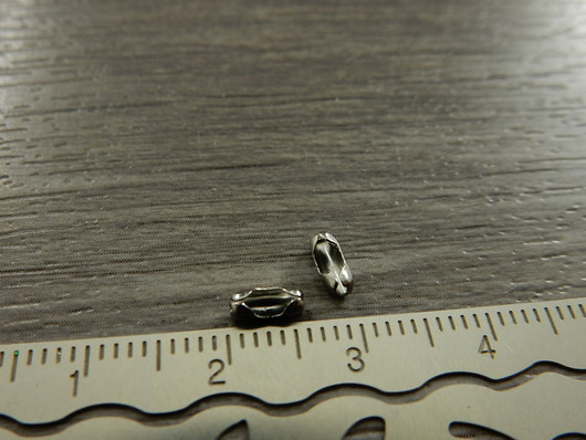 Palloketjun pääte, 1.5mm, rst, 20kpl