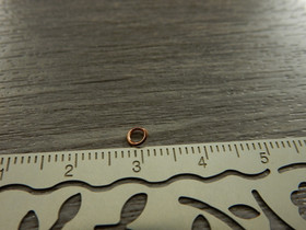 Välirengas, 3x0.6mm, avattava, rst/ ruusukulta, 10kpl