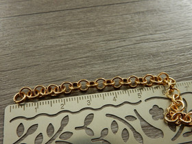 Roloketju, 5x1.5mm, vaaleakulta/ruusukulta, 1m