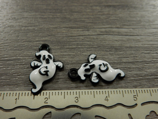 Kummitusriipus, 21x12mm, valkoinen, 1kpl 