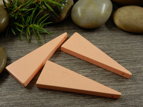 Puuriipus kartio, 40x14mm, persikka, 1kpl