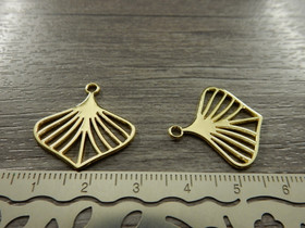 Lehtiriipus, 20x22mm, kulta, 1kpl