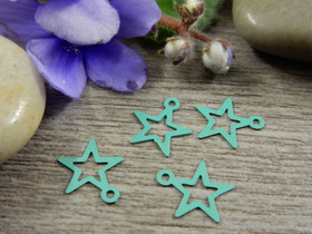 Tähtiriipus, 11x10mm, minttu, 1kpl