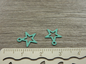 Tähtiriipus, 11x10mm, minttu, 1kpl
