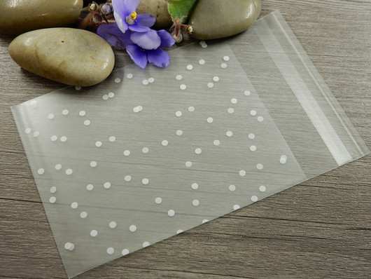 Sellofaanipussi, 8x13cm, pallot, 1kpl