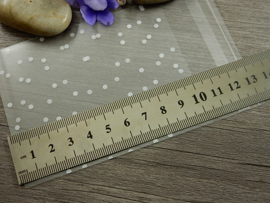 Sellofaanipussi, 8x13cm, pallot, 1kpl