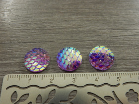 Kapussi merenneito, 12mm, purppura, 1kpl