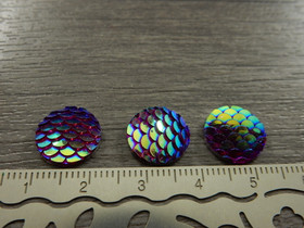 Kapussi merenneito, 12mm, tumma purppura, 1kpl