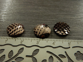 Kapussi merenneito, 12mm, ruskea, 1kpl