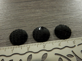 Kapussi merenneito, 12mm, musta, 1kpl