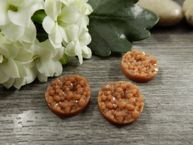 Kapussi rösöpinta, 12mm, karamelli, 1kpl