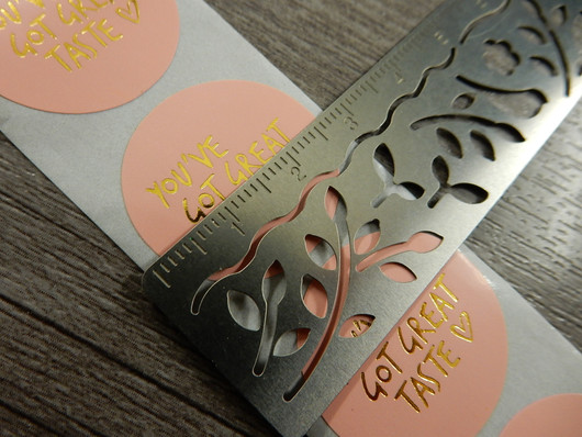 You´ve got great taste tarra, 25mm, pinkki, 10kpl
