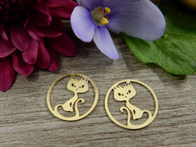 Kissariipus, 14mm, vaaleakulta, 1kpl