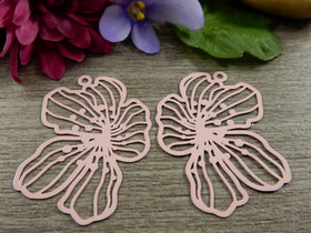 Kukkariipus, 37x30mm, vaaleanpunainen, 1kpl