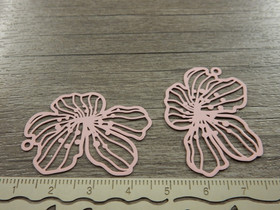 Kukkariipus, 37x30mm, vaaleanpunainen, 1kpl