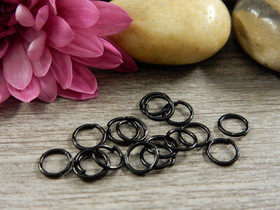 Välirengas, 6x0.7mm, avattava, musta, 100kpl