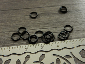 Välirengas, 6x0.7mm, avattava, musta, 100kpl