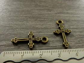 Ristiriipus, 21x11mm, pronssi, 1kpl